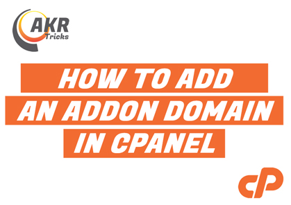 How to add new Addon domain in cpanel