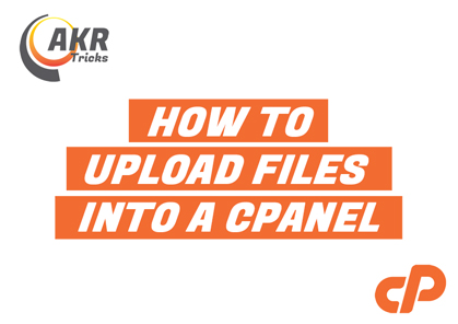 how to upload files into cpanel